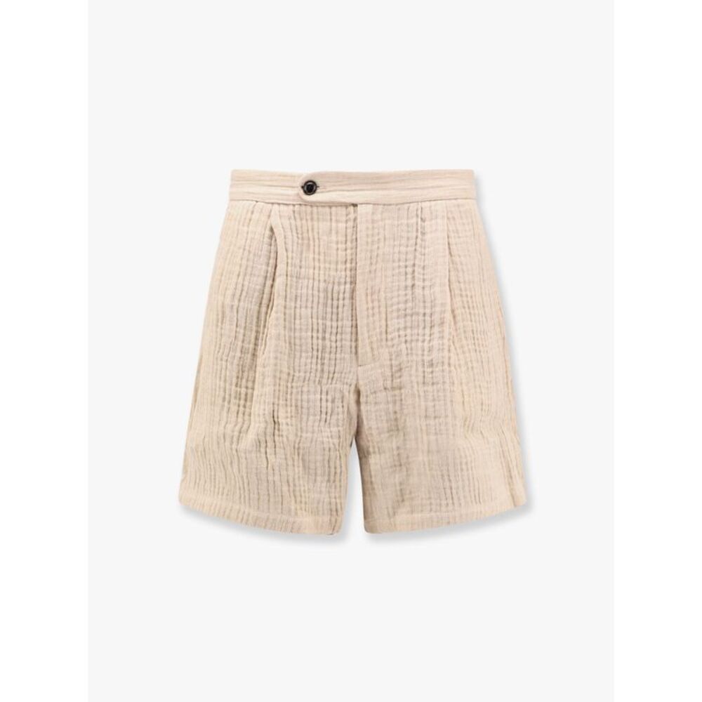 Tonywack Men Double Weave Linen Bermuda Shorts